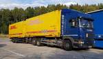 =Scania R 450 von ARTO-PLUS ist unterwegs für DHL im Juli 2020