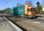 Auf dem Bild ist ein Scania LKW zu sehen. Aufgenommen habe ich das Foto am 24.03.2011 in Saarbrücken auf dem Rastphul.