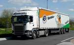 =Scania - Sattelzug von  Getränke HESS  rastet an der A 3 im März 2017