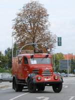 Dieser Feuerwehr-Garant K30 fuhr mir auf dem Heimweg vom Stafurter Dampflokfest ber´n Weg, 20.09.08