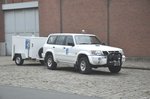 Einsatzleitwagen Nissan Patrol von B-FAST, aufgenommen 21.07.2014 am Luchtmachtlaan Etterbeek 