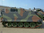 Ein Artilleriebeobachtungspanzer M113 A1 GE im Militärhistorischen Museum der Bundeswehr.