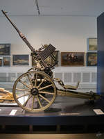 Eine Flugabwehrkanone im Militärhistorischen Museum der Bundeswehr.