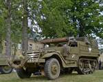 Dieses Halbkettenfahrzeug, war beim Tag der offenen Tr der luxemburgischen Armee zusehen.