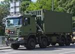 Scania Absetzkipper der Luxemburgischen Armee, nahm an der Militärparade teil.  23.06.2023