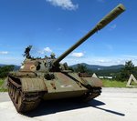 sowjetischer Kampfpanzer T-55, steht auf dem Freigelnde des Militrmuseums in Pivka/Slowenien, Juni 2016