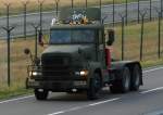 US Army Truck  am 30.06.14 in Frankfurt am Main Airport