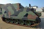 Ein Gefechtsstandpanzer M113 G3 im Militärhistorischen Museum der Bundeswehr.