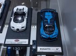 Bugatti Veyron und Vision Gran Turismo in Maßstab von 1/43 sind auf dem genfer Autosalon 2016 für einen preis von 130 CHF/Stück zu verkaufen. Hersteller: LookSmart, Aufnahmezeit: 04.03.2016