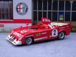 Alfa Romeo 33 TT12, 1.000 km von Spa 1975, gefahren von Henri Pescarolo und Derek Bell.