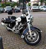 =Harley Davidson steht in Juni 2017 in Hünfeld