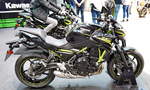 Kawasaki Z 650. Flüssigkeitsgekühlter Reihenzweizylinder mit 649ccm und 68PS (50,2kW) bei 8000U/min. Foto: BMT (Berliner Motorrad Tage) Febr. 2020