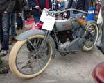 =Harley Davidson Typ F, Bj. 1916, steht bei der Veterama zum Verkauf, 10-2017