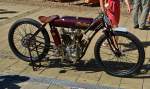 . Indian Racer Motorrad Bj 1912, 1000ccm, 9 Ps 2 Zyl. war am 30.08.2015 in Mondorf zu sehen.  