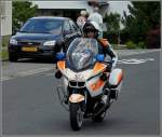 Auch die Motorder der Polizei beteiligten sich an der Luxemburgradrundfahrt (Tour de Luxembourg).