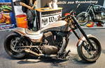 Custumbike der Fa. W&B (Preußische Zweirad Manufaktur). Basis: Suzuki VS 1400 Intruder. Foto: BMT (Berliner Motorrad Tage) Febr. 2020