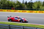 Nr.83 AF Corse,	Ferrari 458 Italia am 7.5.2016 bei der FIA WEC 6h Spa Francorchamps, in der GTLM AM (Gran Turismo Le Mans).Fahrer: François Perrodo, Emmanuel Collard, Rui Águas  