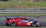 LMGTE Am Nr.83 Ferrari 458 Italia GT2 (Motor Ferrari F136GT 4.5L V8) von AF Corse, Fahrer; François Perrodo, Emmanuel Collard & Rui Águas bei den 84. 24h von Le Mans am 19.6.2016