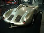 Heckansicht eines Porsche 550 A Spyder aus dem Jahr 1957. Nationales Automuseum/Loh Collection am 08.11.2023.