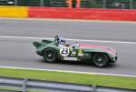 LISTER Bristol, Bj.1955, 2000ccm, Fahrer: WOOD Barry (GB) & NUTHALL Will (GB)
Bei der Woodcote Trophy & Stirling Moss Trophy [Motor Racing Legends] SPA SIX HOURS 19.September 2015
https://de.wikipedia.org/wiki/Lister_Cars