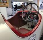 =Cockpit des Stuckwagen, Bj. 1929, 2998 ccm, 100 PS, 150 km/h, steht im Museum  fahr(T)raum - Ferdinand Porsche  in Mattsee/Österreich, Juni 2022