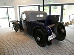=DKW F2 Reichsklasse Cabriolet, Bj. 1933, 18 PS aus 584 ccm, gesehen im August Horch Museum Zwickau, Juli 2016.