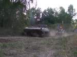 auf Sparunde ist dieser BMP beim 7. Internatinalen Ostblock Fahrzeugtreffen in Ptnitz am 04.07.2008