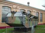 Ein Bundeswehr Bergepanzer in Technik Museum Speyer am 19.02.11