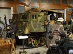 Klöckner Humbold Deutz / Magirus RSO-03 Raupenschlepper Ost im Nationalen Museum für Militärgeschichte in Diekirch, 11.03.2016 (Baujahr 1944, 4 Zylinder Diesel, 5.300 cm³, 65 PS, 3.800 kg)