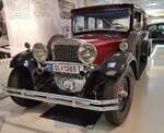 =Steyr Typ 30 Limousine, Bj. 1931, 2078 ccm, 46 PS, gesehen im Museum  fahr(T)raum - Ferdinand Porsche  in Mattsee/Österreich, Juni 2022
