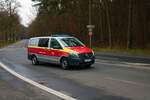 DB Notfallmanager Mercedes Benz Vito am 12.03.23 bei einer Evakuierung in Hanau