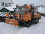 Am 11.Dezember 2012 hatte dieser Multicar eine Schneepause in Bergen/Rgen.