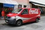 VW T 5  Coca Cola  aufgenommen in der Judengasse in Coburg.