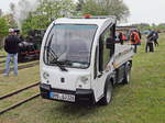 Goupil G3, elektrisches Nutzfahrzeug der Firma Goupil Industrie, Frankreich.mit einer  Geschwindigkeit bis 40 km/h.