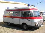 Krankenwagen Sankra Barkas B 1000 (SMH-3) mit Hochdach fr die Schnelle Medizinische Hilfe -SMH- aus dem ex.