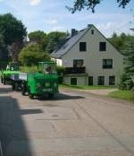 Multicar M22 und M24 nahmen an der Rundfahrt beim Bulldogtreffen in Burkhardtsdorf mit teil