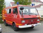 =VW LT 35 als MTW der Feuerwehr WEHRETAL-OETMANNSHAUSEN steht in Hünfeld anl.