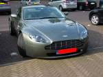 Aston Martin V8 Vantage. Das aktuelle Modell leistet 385 PS aus einem V8-motor mit 4.280 cm Hubraum. Amsterdam am 23.06.2012.