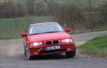 BMW 3er Compact bei der Streckenbesichtigung der Rally Sonnefeld (AMC Hohe Alitz) am 20.04.2013. (Markus Lffelhardt/ Sarah Hess/ 15)