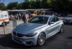 BMW M4. Das Auto wurde am 18.06.2017 in Rahmen des DTM-Rennens ausgestellt.