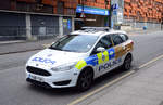 Ford FOCUS Tunier - Polizeifahrzeug in Borad Street, Manchester.