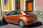 Rückansicht: Hyundai i30 GD Orange Caramel. Foto: Juni, 2021.