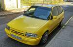 Diesen gelber Opel Astra F 1.7D habe ich in Juli, 2021 fotografiert.