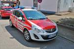 Feuerwehr Wiesbaden Opel Corsa am 16.06.19 beim Tag der offenen Tür der Feuerwehr Bischofsheim