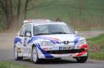 Peugeot 306 RS WP1 der Rally Sonnefeld (AMC Hohe Alitz) am 20.04.2013. (Max Schmid/ Daniel Scharf/ 32)