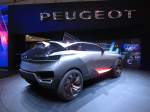 Peugeot Quartz (Rückansicht) Concept Auto auf dem Autosalon Genf 2015.