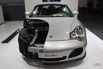 Porsche Turbo in Silber auf der Techno Classica 2014.