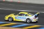 Porsche 911 GT3 Type 991, Mitzieher der Nr.221 beim Training am 12.6.2014 zum Porsche Carrera Cup France,Vorrennen der 82.