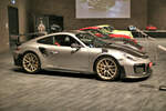 Im Klaus Peter Porsche Traumwerk in Ainring war am 25.5.2022 dieser Porsche GT 2 RS in der Ausstellung zu bewundern.