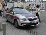 =Skoda Octavia der österreichischen Bundespolizei steht im Dezember 2018 in Salzburg